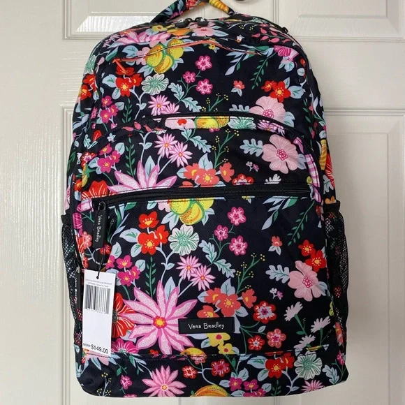 Vera Bradley Large Essential Laptop Backpack Tangerine Twist NWT Vera Bradley Bags | Hp Vera Bradley | Tangerine Twist  main image 2